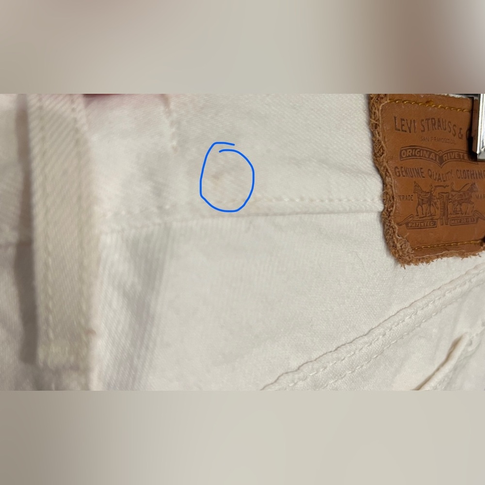 Levi’s Wedgie Jeans White Size 26 - Picture 11 of 11